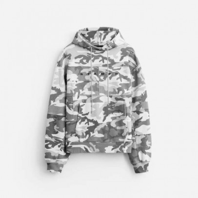 Bluza męska STAMPD Camo Patchwork Hoodie SLA-M3105HD-CPW