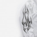 Bluza męska STAMPD Chrome Flame Zip Hoodie SLA-M3106HD-OHG