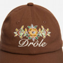 Czapka Drôle De Monsieur La Casquette Drôle Fleurie CP112 BROWN