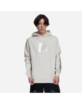 Bluza męska A-COLD-WALL* Foil Grid Hoodie ACWMW101 BONE