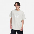 Koszulka męska A-COLD-WALL* Foil Grid SS T-Shirt ACWMTS110 BONE