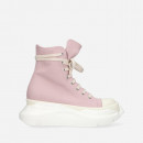 Buty męskie sneakersy Rick Owens Denim Shoes Abstract Sneak DU01C6840 DQ FADED PINK/MILK/MILK