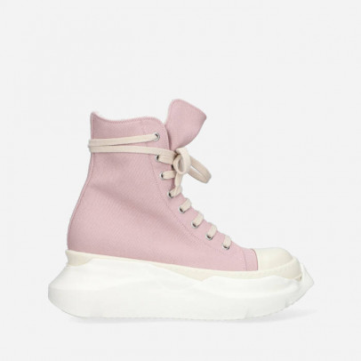 Buty męskie sneakersy Rick Owens Denim Shoes Abstract Sneak DU01C6840 DQ FADED PINK/MILK/MILK