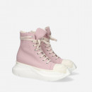 Buty męskie sneakersy Rick Owens Denim Shoes Abstract Sneak DU01C6840 DQ FADED PINK/MILK/MILK