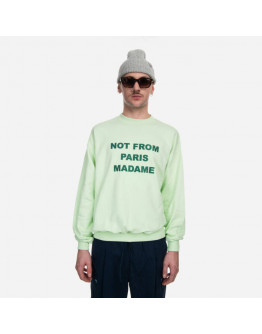 Bluza Drôle De Monsieur Le Sweat Slogan SW102 LIGHT GREEN