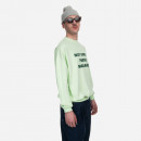 Bluza Drôle De Monsieur Le Sweat Slogan SW102 LIGHT GREEN