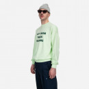 Bluza Drôle De Monsieur Le Sweat Slogan SW102 LIGHT GREEN