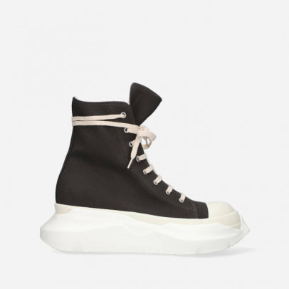 Buty męskie sneakersy Rick Owens DRKSHDW Denim Shoes Abstract Sneak DU01C6840 DQ DARK DUST/MILK/MILK