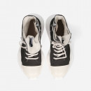 Buty męskie sneakersy Rick Owens DRKSHDW Denim Shoes Abstract Sneak DU01C6840 DQ DARK DUST/MILK/MILK