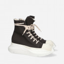 Buty męskie sneakersy Rick Owens DRKSHDW Denim Shoes Abstract Sneak DU01C6840 DQ DARK DUST/MILK/MILK