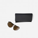 Okulary Rick Owens DRKSHDW Sunglasses Shield RG0000006 GBLKBR BLACK TEMPLE/BROWN LENS