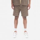 Szorty męskie Drôle De Monsieur Le Short Gaufré BS118 BROWN