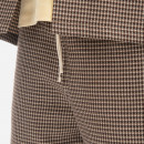 Szorty męskie Drôle De Monsieur Le Short Gaufré BS118 BROWN