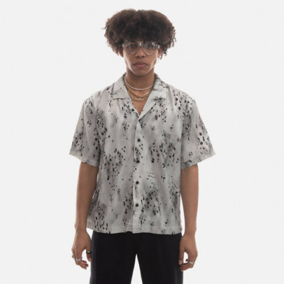 Koszula męska STAMPD Printed Camp Collar Buttondown SLA-M3142BD-GLP