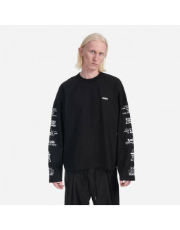 Koszulka męska 032c Content Supersize Longsleeve SS23-C-1050 BLACK