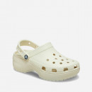 Klapki damskie Crocs Classic Platform Clog W 206750 BONE