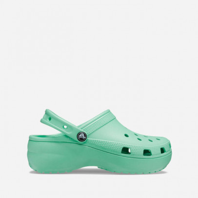 Klapki damskie Crocs Classic Platform Clog W 206750 JADE STONE