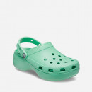 Klapki damskie Crocs Classic Platform Clog W 206750 JADE STONE