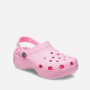 Klapki damskie Crocs Classic Platform Clog W 206750 FLAMINGO