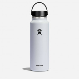 Butelka Hydro Flask 40 OZ Wide Mouth Flex Cap White W40BTS110