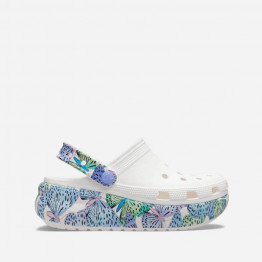 Klapki Crocs Classic Cutie Butterfly Clog Kids 208298 WHITE/MULTI