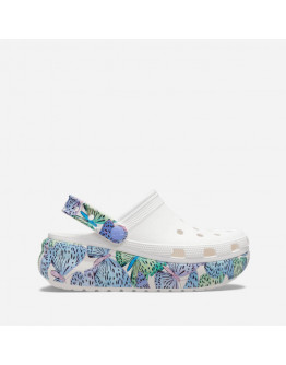 Klapki Crocs Classic Cutie Butterfly Clog Kids 208298 WHITE/MULTI