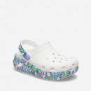 Klapki Crocs Classic Cutie Butterfly Clog Kids 208298 WHITE/MULTI