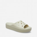 Klapki damskie Crocs Classic Platform Slide 208180 BONE