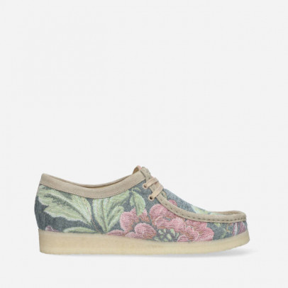 Buty męskie Clarks Originals Wallabee Grey Floral 26169734