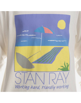 Koszulka męska Stan Ray Hardly Working Longsleeve SS23051NAT