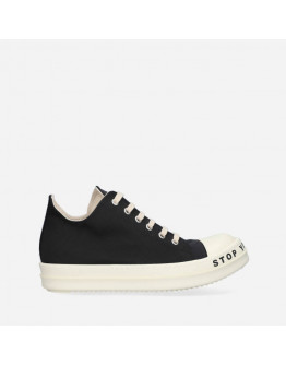 Buty damskie sneakersy Rick Owens DRKSHDW Denim Shoes DS01C6802 MUEP8 BLACK/MILK/MILK/BLACK