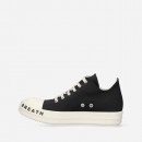 Buty damskie sneakersy Rick Owens DRKSHDW Denim Shoes DS01C6802 MUEP8 BLACK/MILK/MILK/BLACK