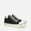 Buty damskie sneakersy Rick Owens DRKSHDW Denim Shoes DS01C6802 MUEP8 BLACK/MILK/MILK/BLACK