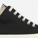 Buty damskie sneakersy Rick Owens DRKSHDW Denim Shoes DS01C6802 MUEP8 BLACK/MILK/MILK/BLACK