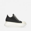 Buty męskie Rick Owens DRKSHDW Denim Shoes Abstract Low Sneaks DU01C6842 DQ DARK DUST/MILK/MILK