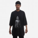 Koszulka Rick Owens DRKSHDW Knit T-shirt DU01C6259 RNEP1 BLACK/MILK