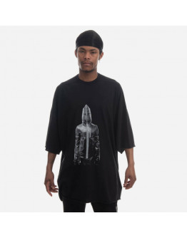 Koszulka Rick Owens DRKSHDW Knit T-shirt DU01C6259 RNEP1 BLACK/MILK