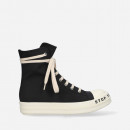 Buty męskie sneakersy Rick Owens DRKSHDW Woven Shoes Sneaks DU01C6800 MUEP8 BLACK/MILK/MILK