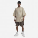 Szorty męskie Rick Owens DRKSHDW Jersey Trucker Cut Offs DU01C6388 F DUST