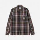 Koszula męska Carhartt WIP Longsleeve Valmon Shirt I031460 VALMON CHECK/HAMILTON BROWN