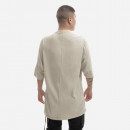 Koszulka męska Rick Owens DRKSHDW Knit T-shirt Jumbo SS T DU01C6274 RNEP3 PEARL/BLACK