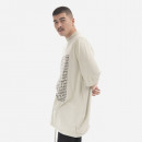 Koszulka męska Rick Owens DRKSHDW Knit T-shirt Jumbo SS T DU01C6274 RNEP3 PEARL/BLACK