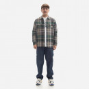 Koszula męska Carhartt WIP Longsleeve Valmon Shirt I031460 VALMON CHECK/BOTANIC