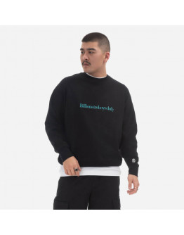 Bluza męska Billionaire Boys Club Serif Logo Crewneck B23102 BLACK