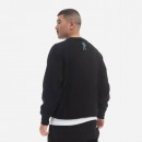 Bluza męska Billionaire Boys Club Serif Logo Crewneck B23102 BLACK