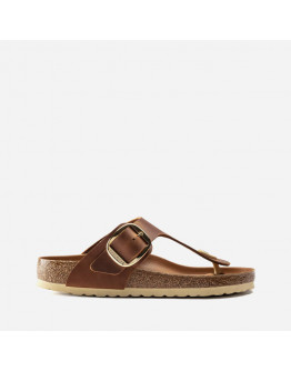 Klapki damskie Birkenstock Gizeh Big Buckle LEOI 1018745