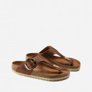 Klapki damskie Birkenstock Gizeh Big Buckle LEOI 1018745