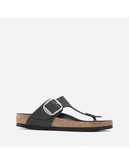 Klapki damskie Birkenstock Gizeh Big Buckle LEOI 1023334