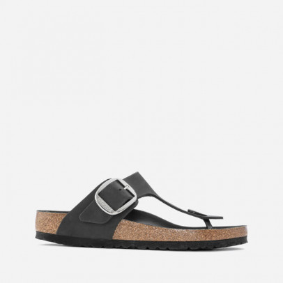 Klapki damskie Birkenstock Gizeh Big Buckle LEOI 1023334