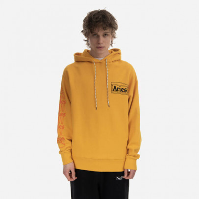 Bluza męska Aries Column Hoodie AR20010 MUSTARD